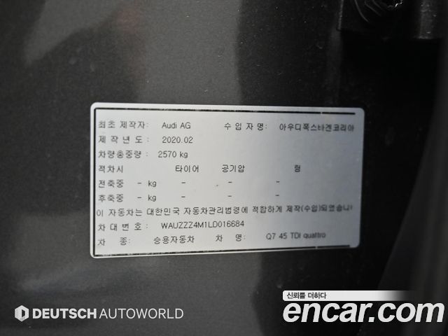 Audi Q7 45 TDI Quattro