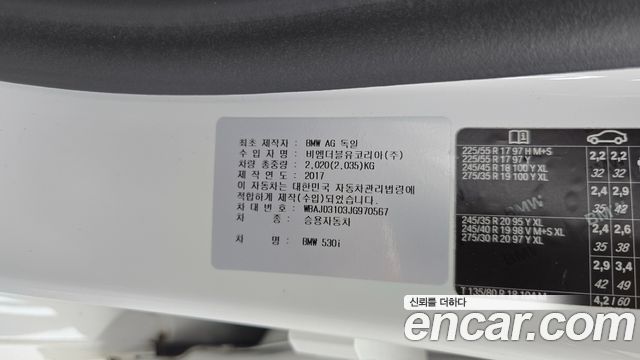 BMW 5-Series 530i M Sport Package