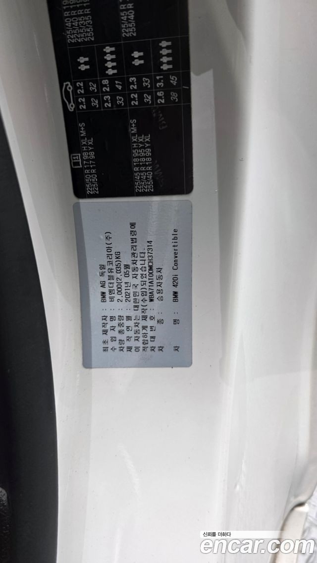 BMW 4-Series 420i M Sport Convertible