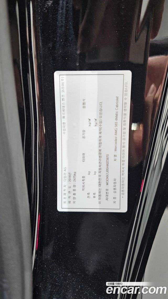 Mercedes-Benz S-Class S63 AMG 4MATIC Cabriolet